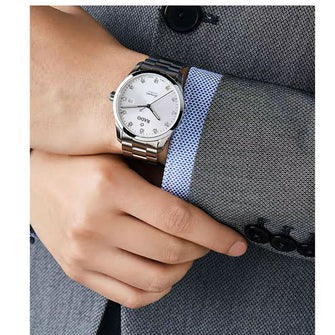 RADO Men’s Formal Wrist Watch With Stainless Steel Chain