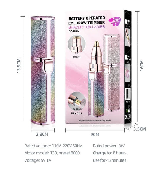 2 in 1 Rechargeable Flawless Hair Remover